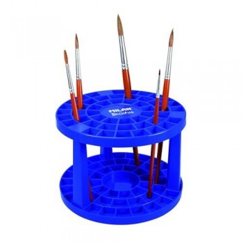 SOPORTE PARA PINCELES CON 49 AGUJEROS MILAN