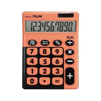 CALCULADORA MILAN 10 DIGITOS TOUCH DUO COLORES VARIOS COMBINADOS
