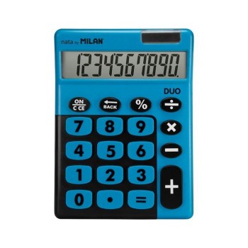 CALCULADORA MILAN 10 DIGITOS TOUCH DUO COLORES VARIOS COMBINADOS
