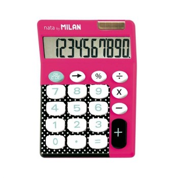 CALCULADORA MILAN 10 DIGITOS TOUCH DUO COLORES VARIOS COMBINADOS