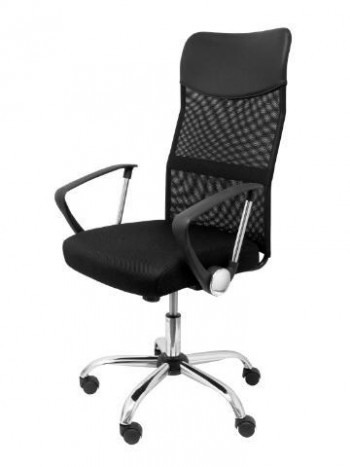 SILLA GONTAR RESPALDO MALLA NEGRO ASIENTO NEGRO