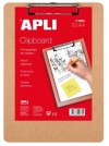 CLIPBOARD C/PINZA MADERA A-4