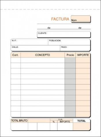 TALONARIOS FACTURAS