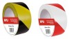 CINTA ADHESIVA SEÑALIZ.PREMIUM BLANCO/ROJO 50 MM X 33 M