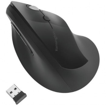 RATÓN ÓPTICO KENSINGTON PRO FIT  ERGO, VERTICAL, NEGRO