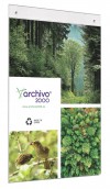 EXPOSITOR MURAL CON TALADROS ARCHIVO 2000 VERTICAL/HORIZONTAL.CRISTAL TRANSPARENTE