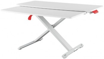CONVERTIDOR DE ESCRITORIO CON BANDEJA PARA TECLADO LEITZ ERGO COSY GRIS