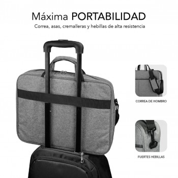 MALETIN ELITE PARA PORTATIL DESDE 13,3" A 15,6" GREY