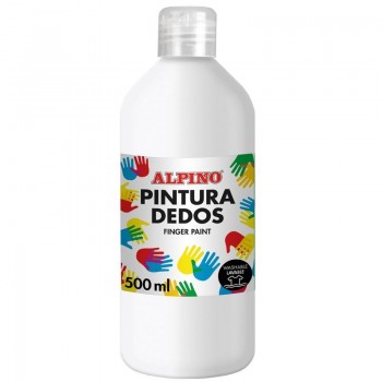 PINTURA DE DEDOS BOTELLA 500 ML ALPINO