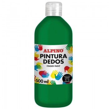 PINTURA DE DEDOS BOTELLA 500 ML ALPINO
