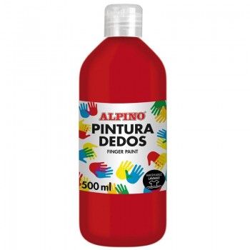 PINTURA DE DEDOS BOTELLA 500 ML ALPINO