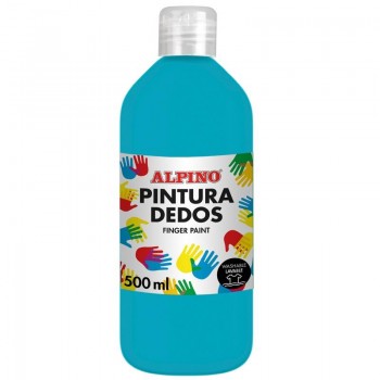 PINTURA DE DEDOS BOTELLA 500 ML ALPINO