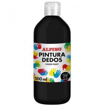 PINTURA DE DEDOS BOTELLA 500 ML ALPINO