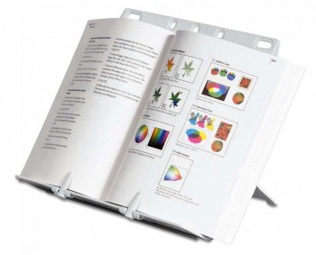 ATRÍL DE SOBREMESA PARA LIBRO GRIS METÁLICO FELLOWES