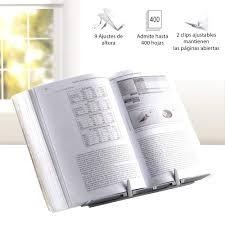 ATRÍL DE SOBREMESA PARA LIBRO GRIS METÁLICO FELLOWES