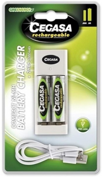 CARGADOR CEGASA COMPACT 2HR6 2000 mAh