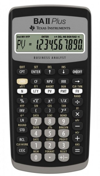 CALCULADORA CIENTIFICA BA II PLUS  TEXAS INSTRUMENTS