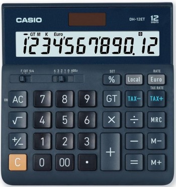 CALCULADORA SOBREMESA 12 DIG DH-12TER CASIO