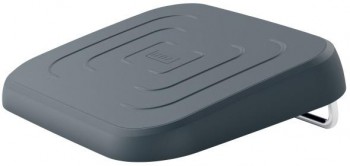 REPOSAPIÉS AJUSTABLE DE ESCRITORIO LEITZ ERGO, 83% DE PLÁSTICO RECICLADO, GRIS OSCURO