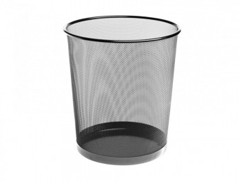 PAPELERA REJILLA CONICA NEGRA O CROMADA