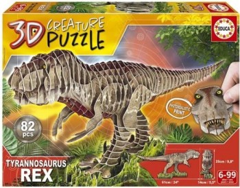 T-REX CREATURE PUZZLE 3D