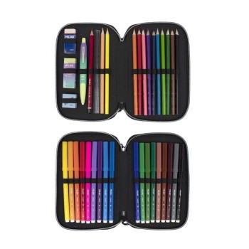 PLUMIER 2 PISOS CON CONTENIDO SUNSET VARIOS COLORES