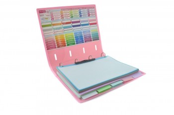 CARPETA & BLOCK A4+ BLUSH COLORES PASTEL