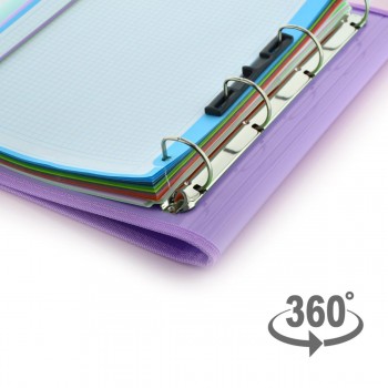 CARPETA & BLOCK A4+ BLUSH COLORES PASTEL