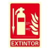CARTELES DE SEÑALIZACION PARA INFORMACION VARIADA (EXTINTOR...) PVC 0,7 MM CLASE B 210X300 MM