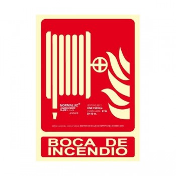 CARTELES DE SEÑALIZACION PARA INFORMACION VARIADA (EXTINTOR...) PVC 0,7 MM CLASE B 210X300 MM
