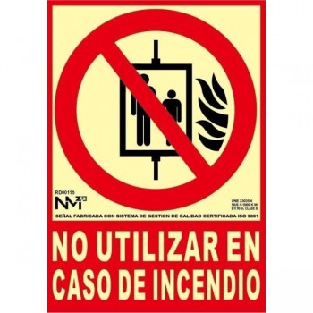 CARTELES DE SEÑALIZACION PARA INFORMACION VARIADA (EXTINTOR...) PVC 0,7 MM CLASE B 210X300 MM