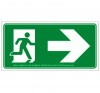 CARTELES DE SEÑALIZACION PARA EVACUACION PVC 0,7 MM CLASE B 210X300 MM