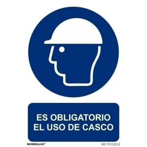 CARTELES DE SEÑALIZACION USO OBLIGATORIO PVC 0,7 MM CLASE B 210X300 MM