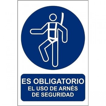 CARTELES DE SEÑALIZACION USO OBLIGATORIO PVC 0,7 MM CLASE B 210X300 MM