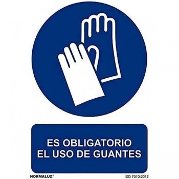 CARTELES DE SEÑALIZACION USO OBLIGATORIO PVC 0,7 MM CLASE B 210X300 MM