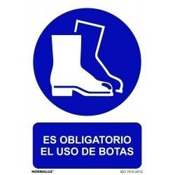 CARTELES DE SEÑALIZACION USO OBLIGATORIO PVC 0,7 MM CLASE B 210X300 MM