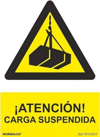 CARTELES DE SEÑALIZACION ATENCION PELIGRO PVC 0,7 MM CLASE B 210X300 MM