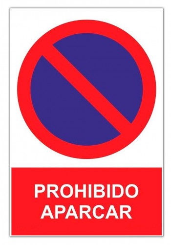 CARTELES DE SEÑALIZACION PROHIBIDO PVC 0,7 MM CLASE B 210X300 MM