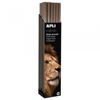 PAPEL KRAFT MARRON Y BLANCO MEDIDAS VARIAS
