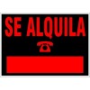CARTEL  SE ALQUILA