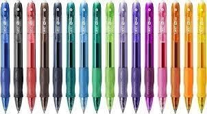 BOLIGRAFO RETRACTIL GEL GELOCITY QUICK&DRY COLORES VARIOS